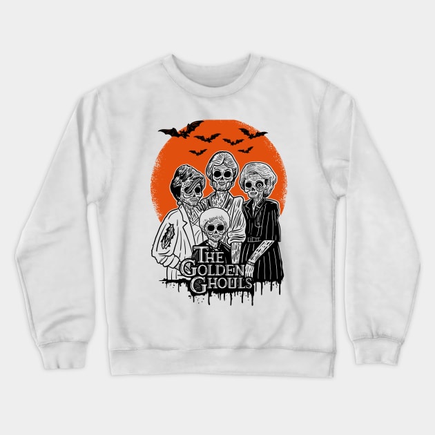 The Golden Ghouls Haloween Crewneck Sweatshirt by ibyes